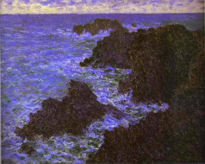 The Rocks Of Belle-ile — Claude Monet