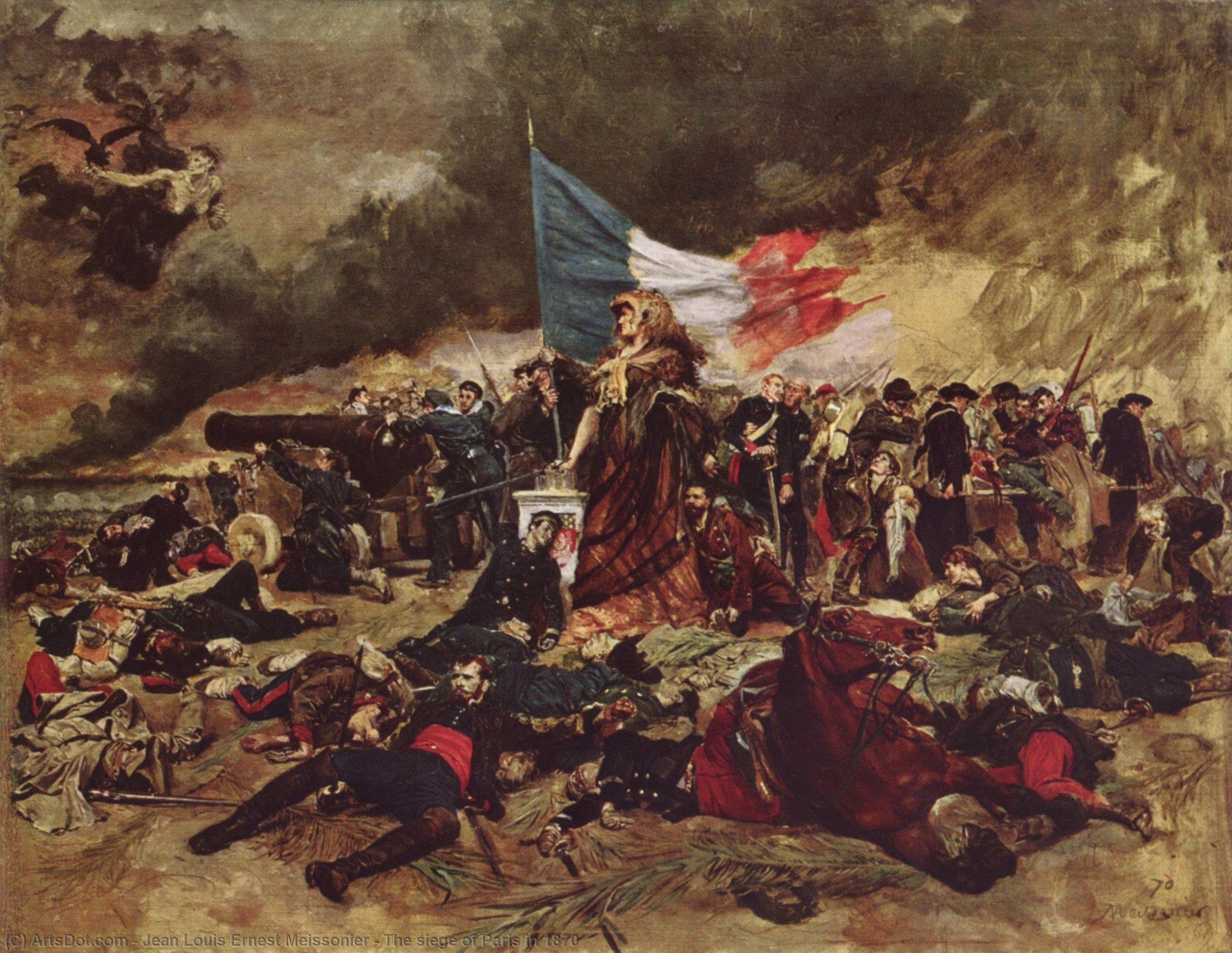 The Siege Of Paris In 1870 — Jean-louis Ernest Meissonier
