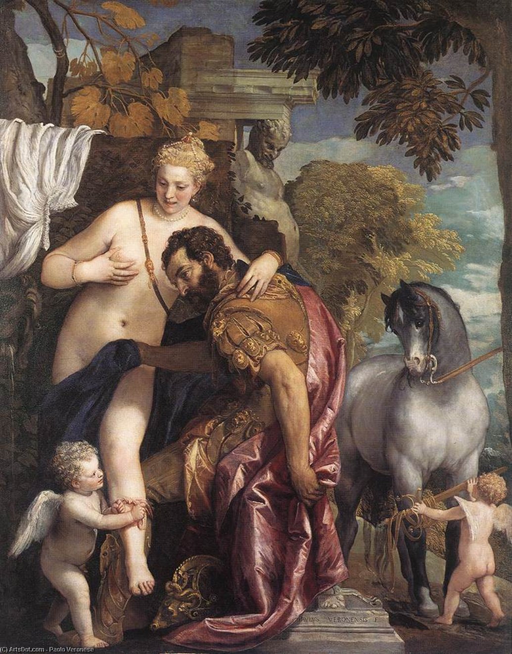 Mars And Venus United By Love — Paolo Veronese
