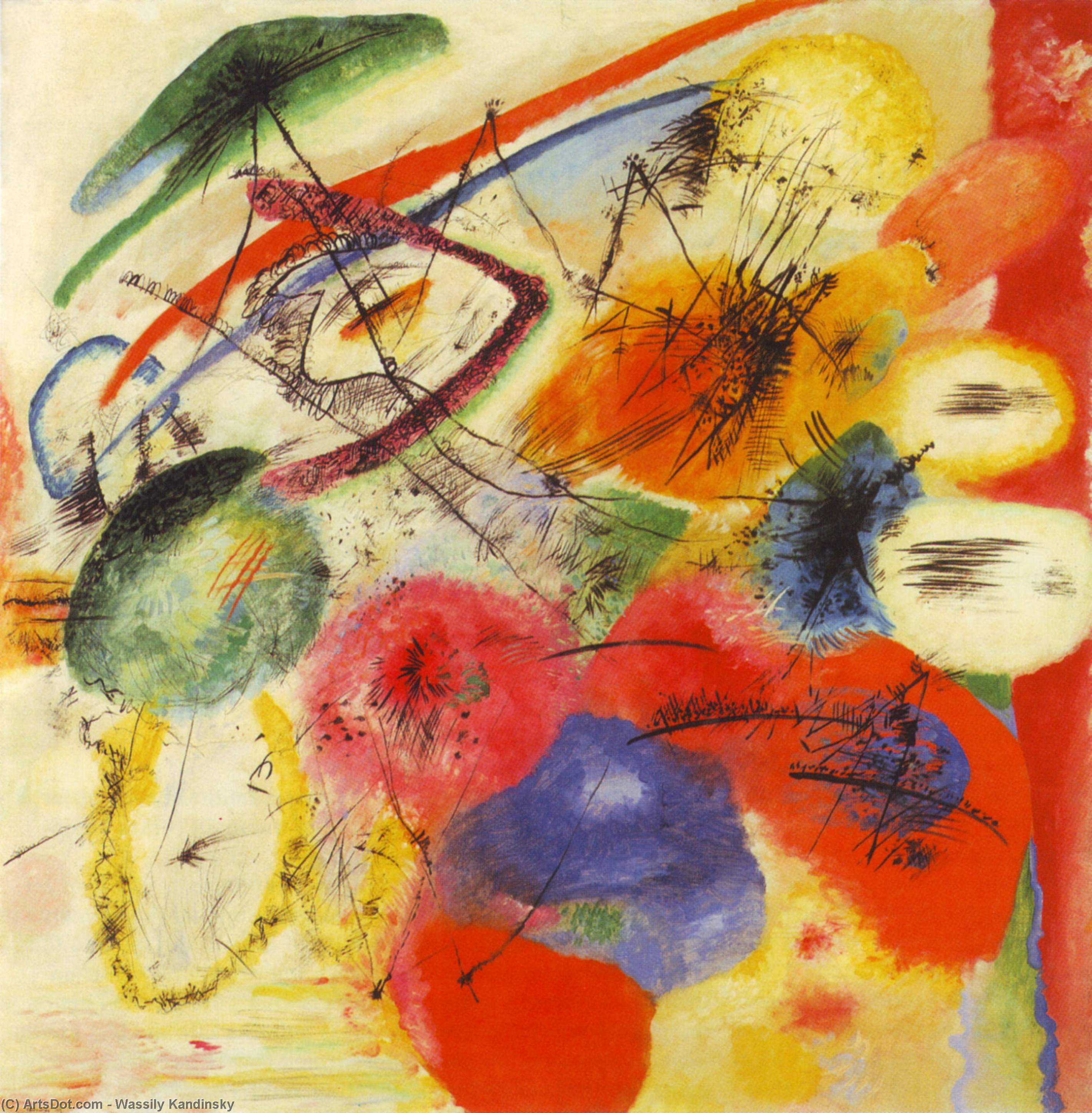 Black Lines I — Wassily Wassilyevich Kandinsky