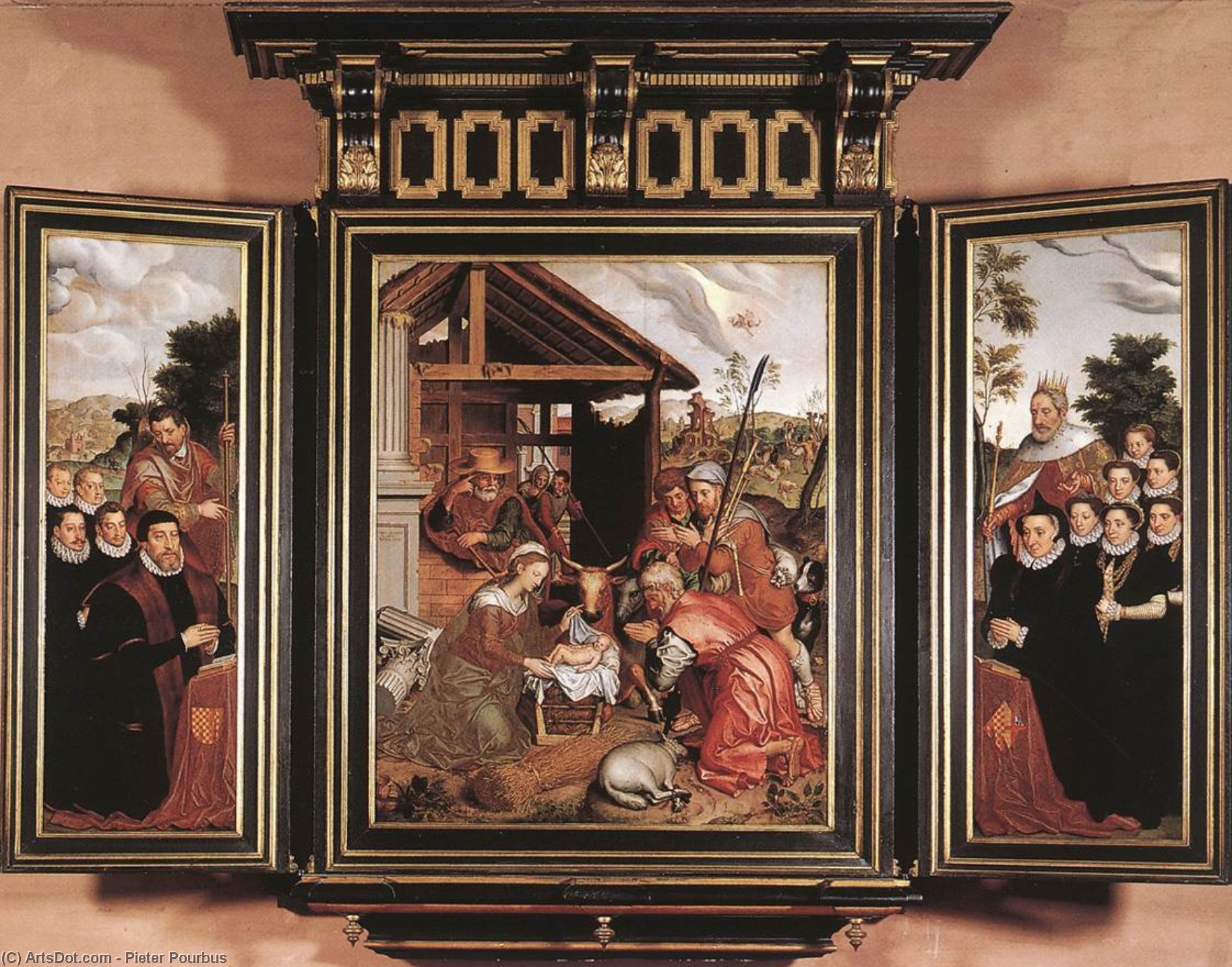 Adoration Of The Shepherds — Pieter Pourbus