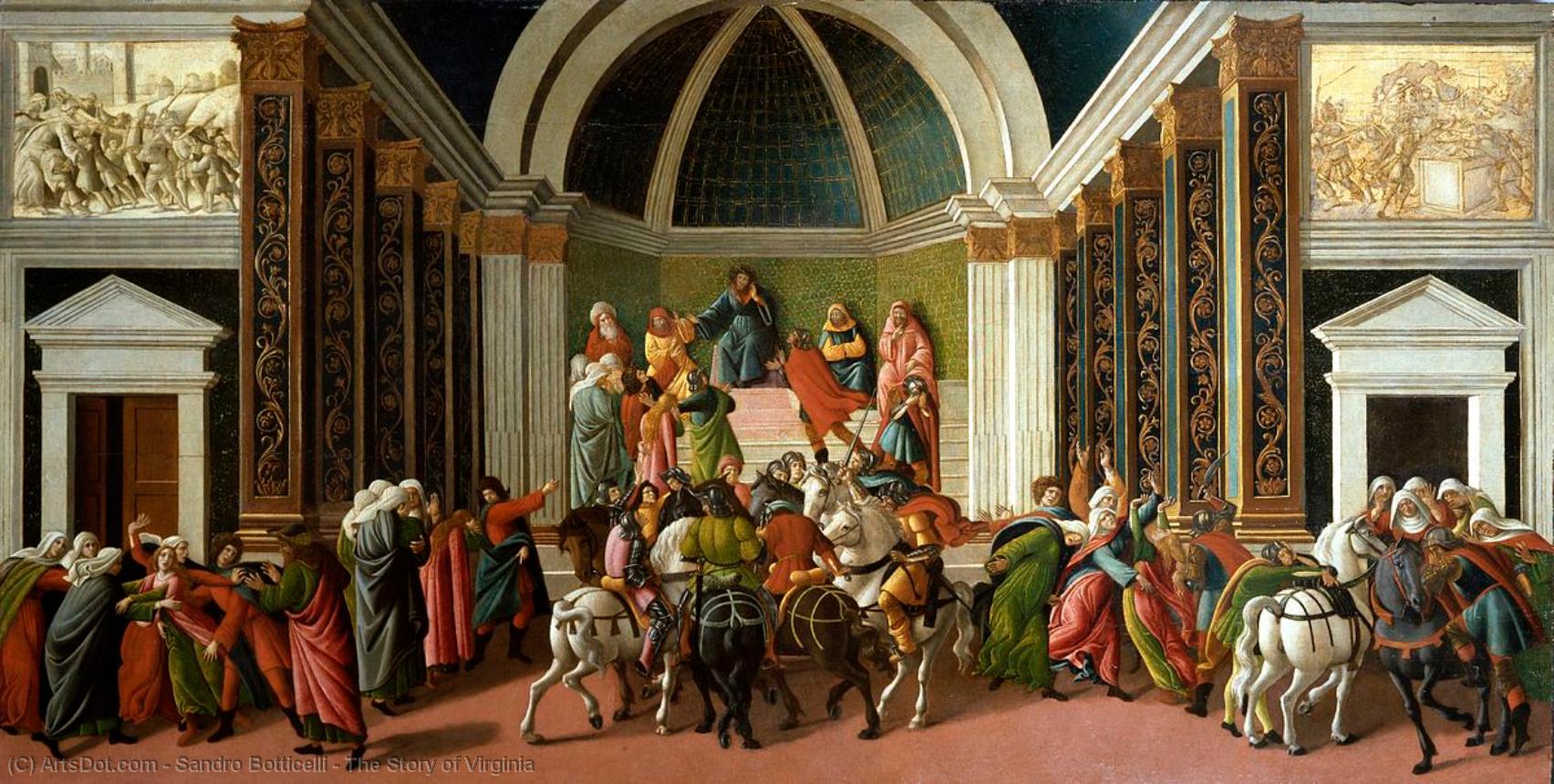 The Story Of Virginia — Sandro Botticelli