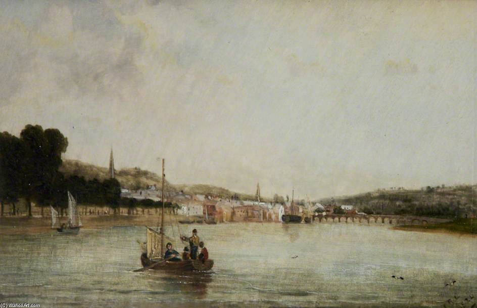 View From The River, Barnstaple, Devon — Frederick Richard Lee