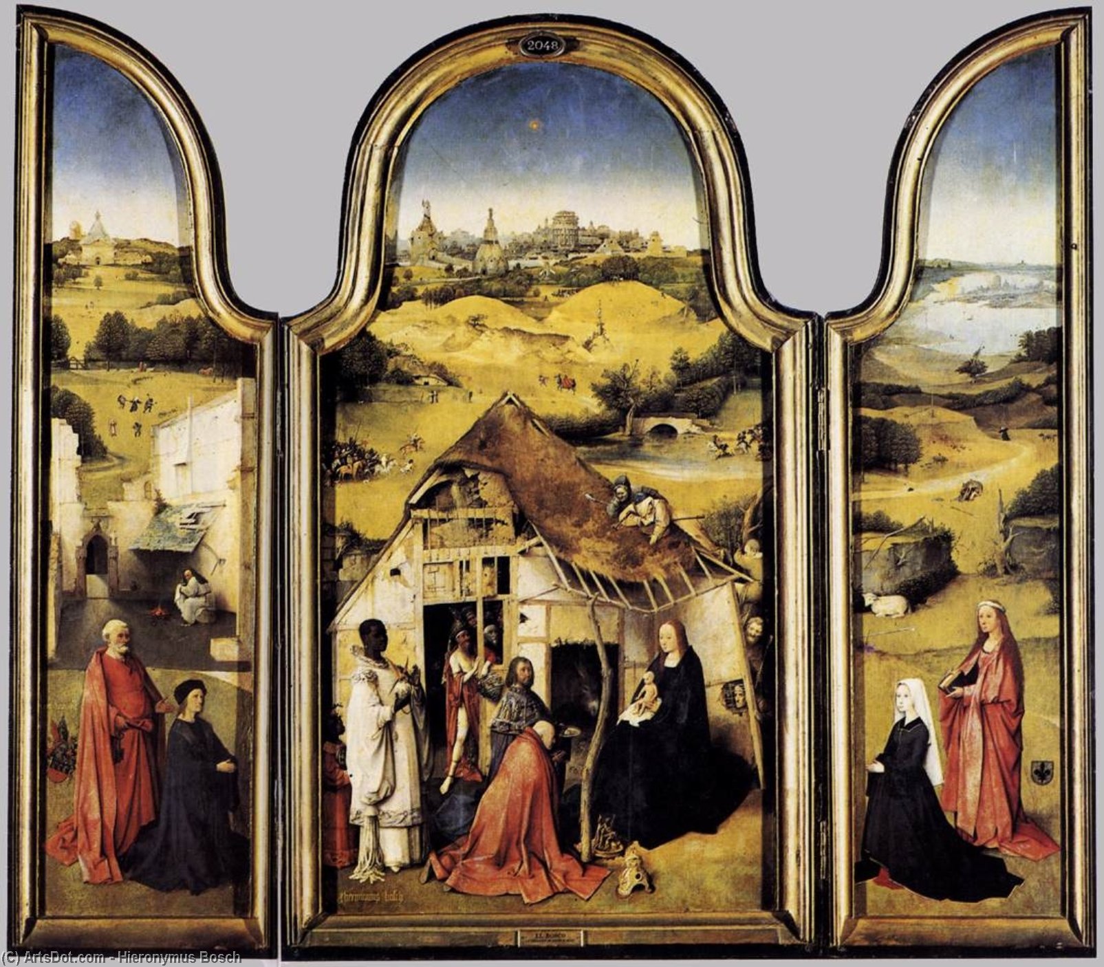 Triptych Of The Adoration Of The Magi — Hieronymus Bosch