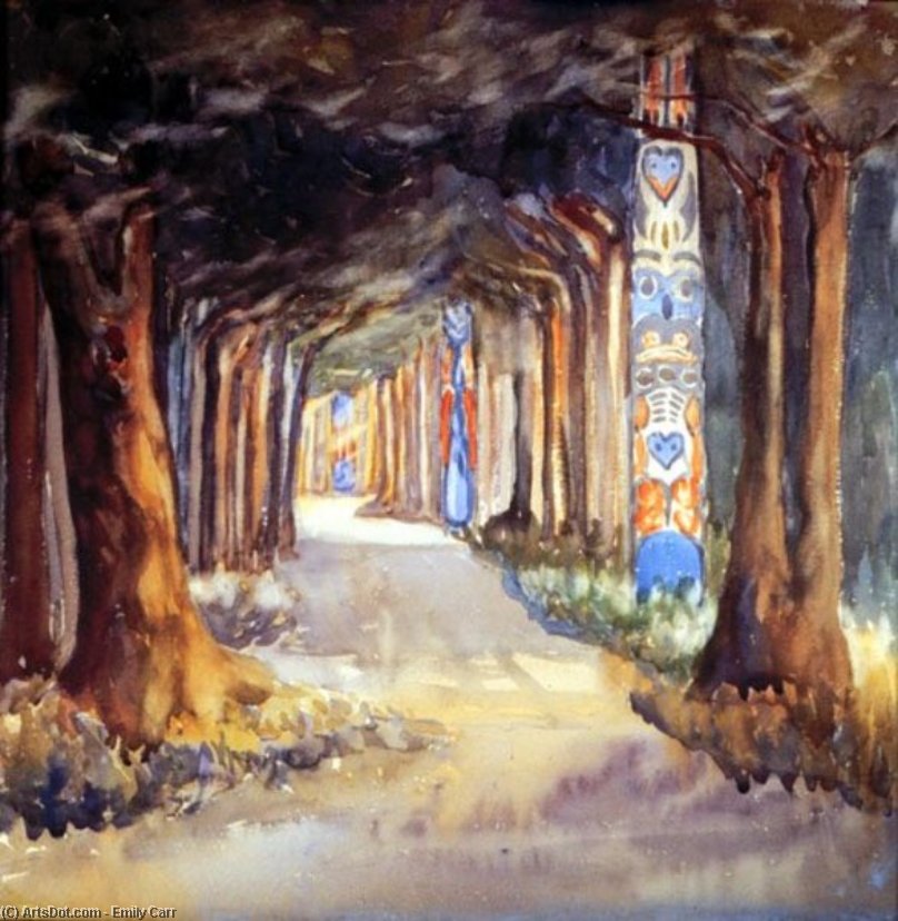 Totem Walk At Sitka — Emily Carr