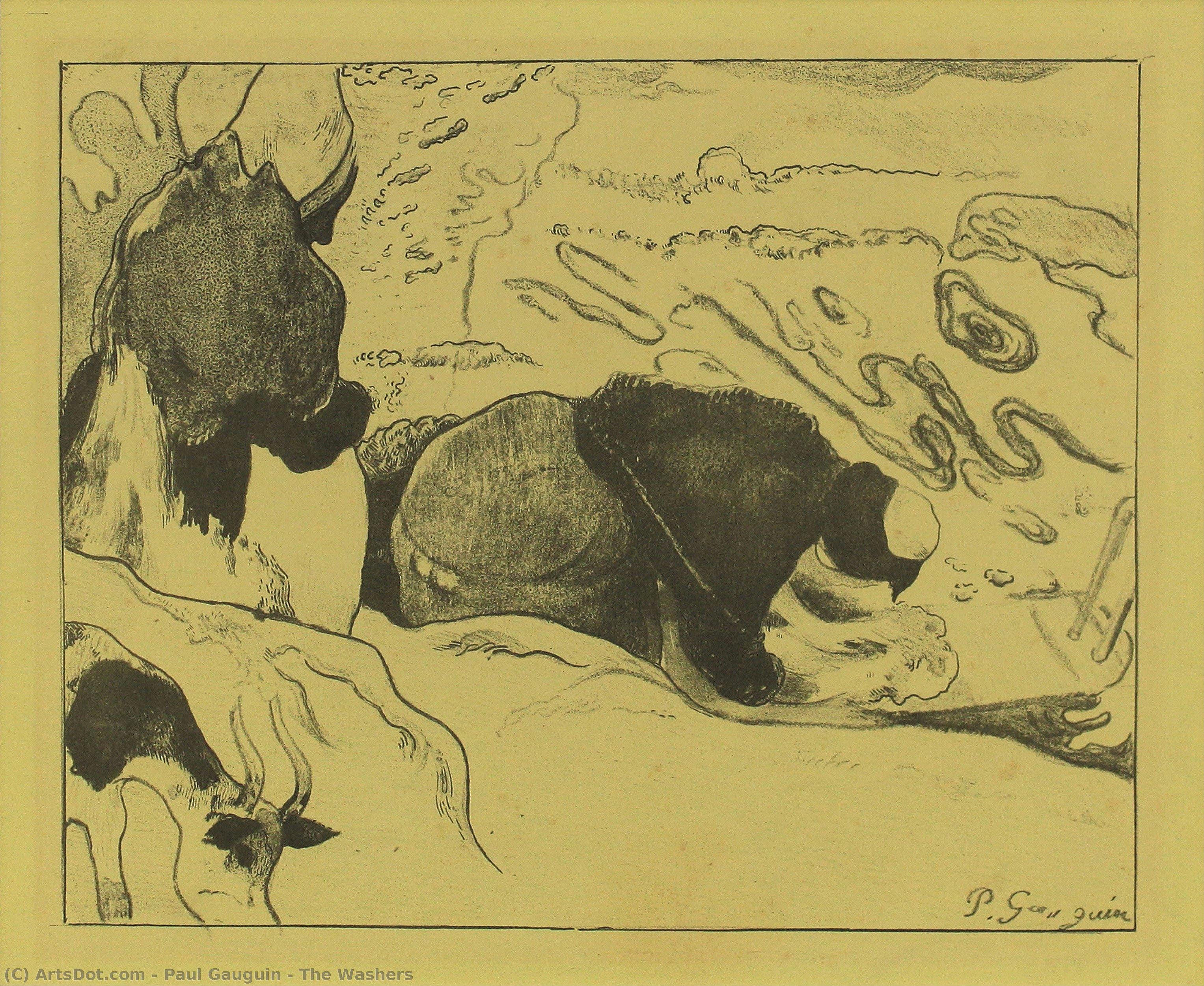 The Washers — Eugène Henri Paul Gauguin