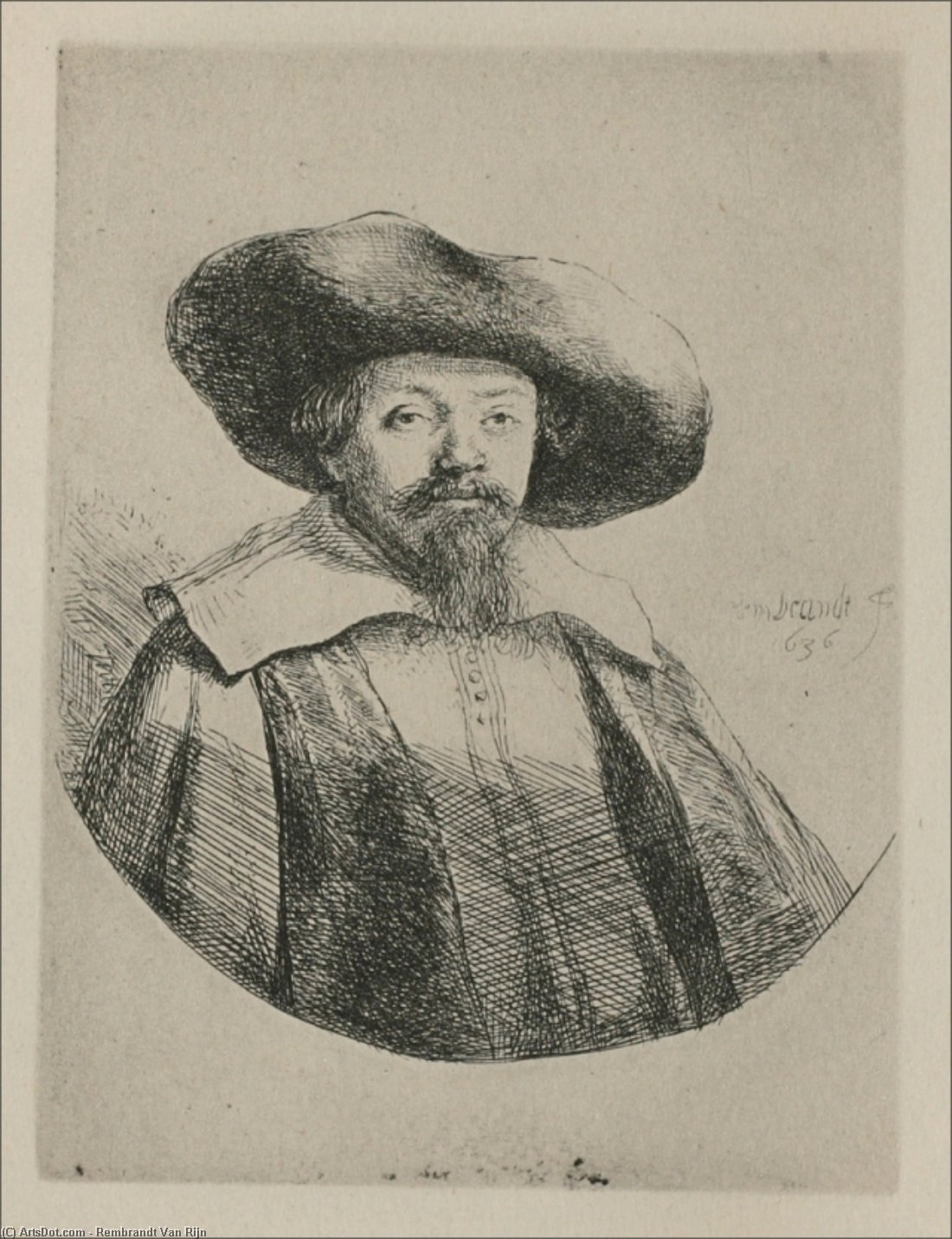 Samuel Menasseh Ben Israel — Rembrandt Van Rijn
