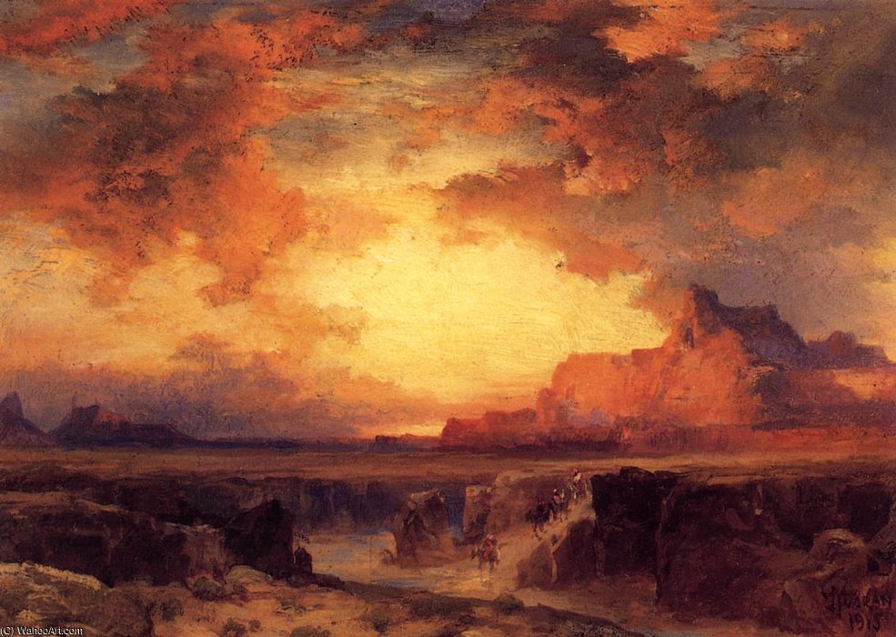 Near Fort Wingate New Mexico — Thomas Moran