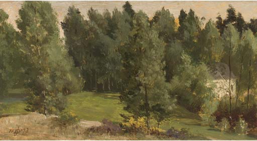 A Wooded Landscape — Sir Edward John Poynter