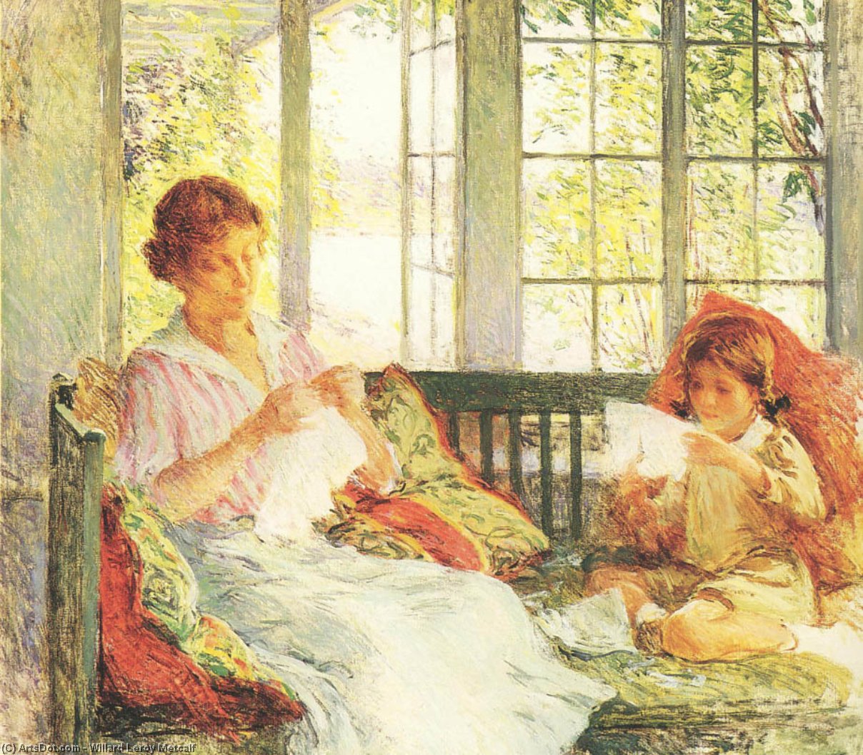 My Wife And Daughter — Willard Leroy Metcalf