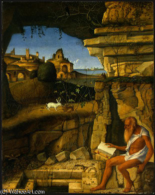 Saint Jerome Reading — Giovanni Bellini