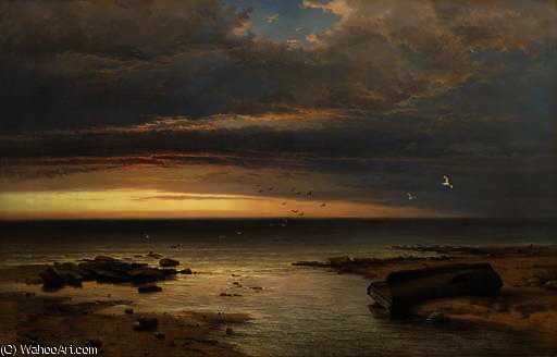 Daybreak - Night And Storm Have Stolen Away And Nothing Now Upon The Shore Tells The Tale Of Yesterday But A Wrecked Hope, No Calms Restore — George Edwards Hering