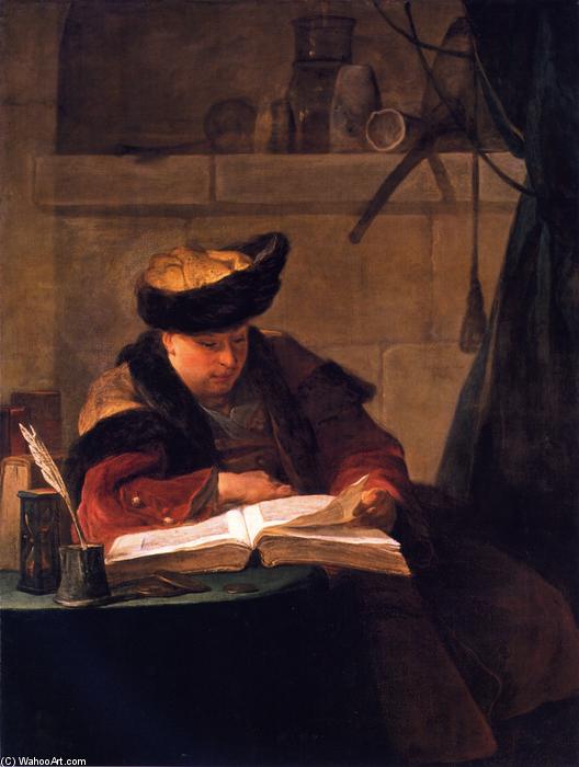 Portrait Of The Painter Joseph Aved (also Known As The Philosopher) — Jean-baptiste-siméon Chardin