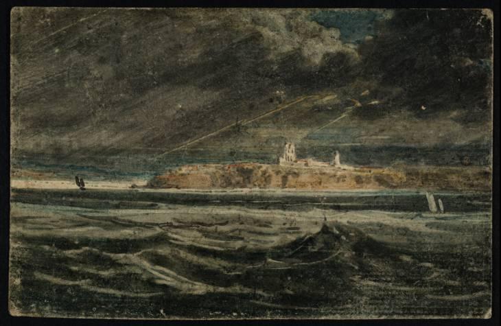 Tynemouth Priory From The Sea — Thomas Girtin