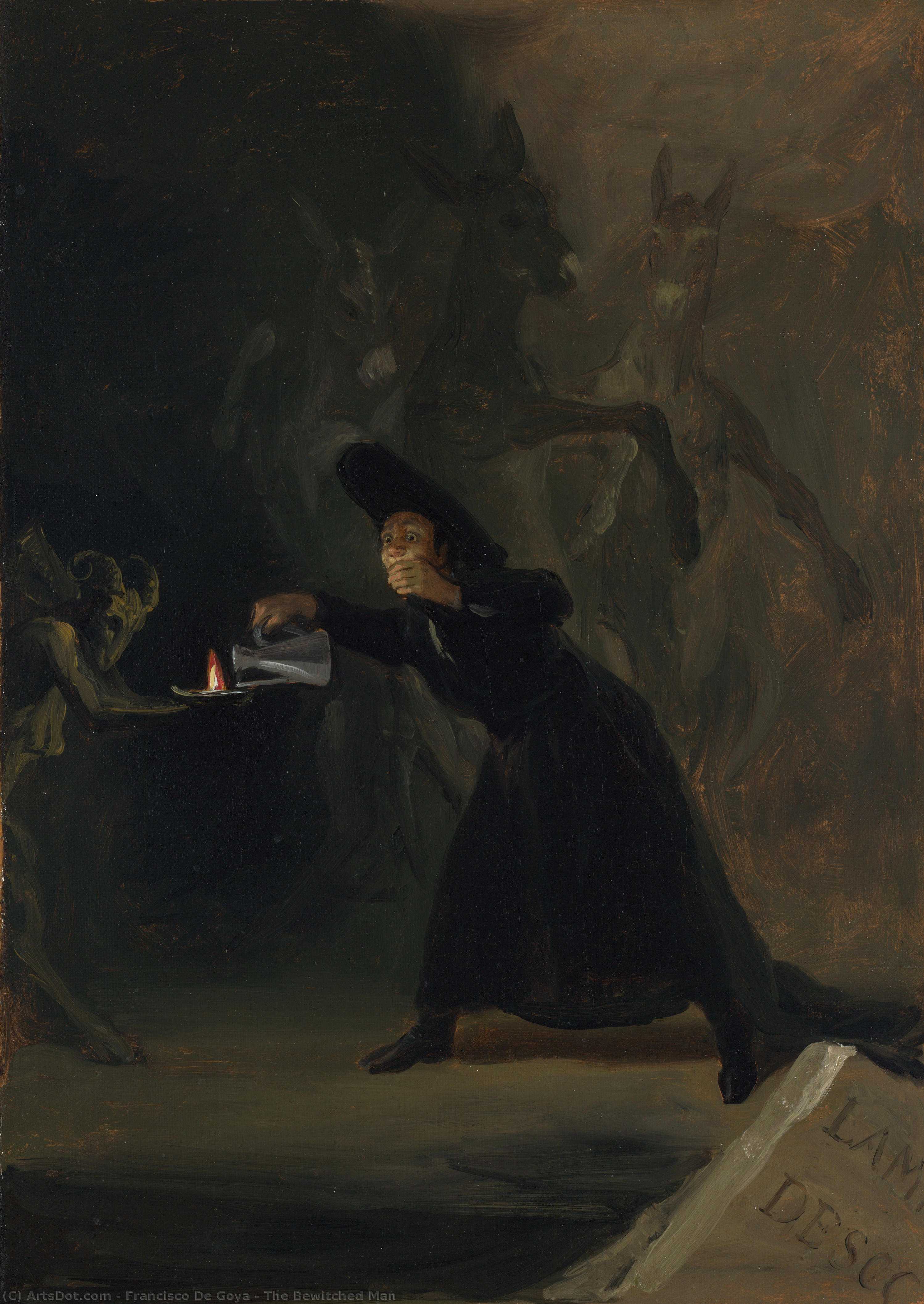 The Bewitched Man — Francisco José De Goya Y Lucientes