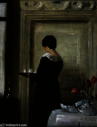 Afternoon Tea — Carl Vilhelm Holsoe