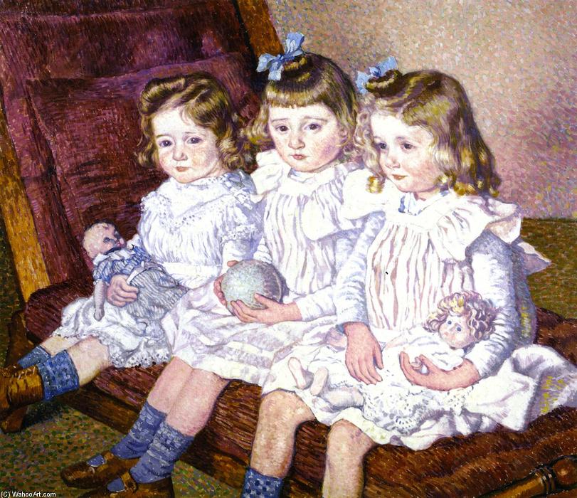 Three Daughters Of Thomas Braun — Theo Van Rysselberghe