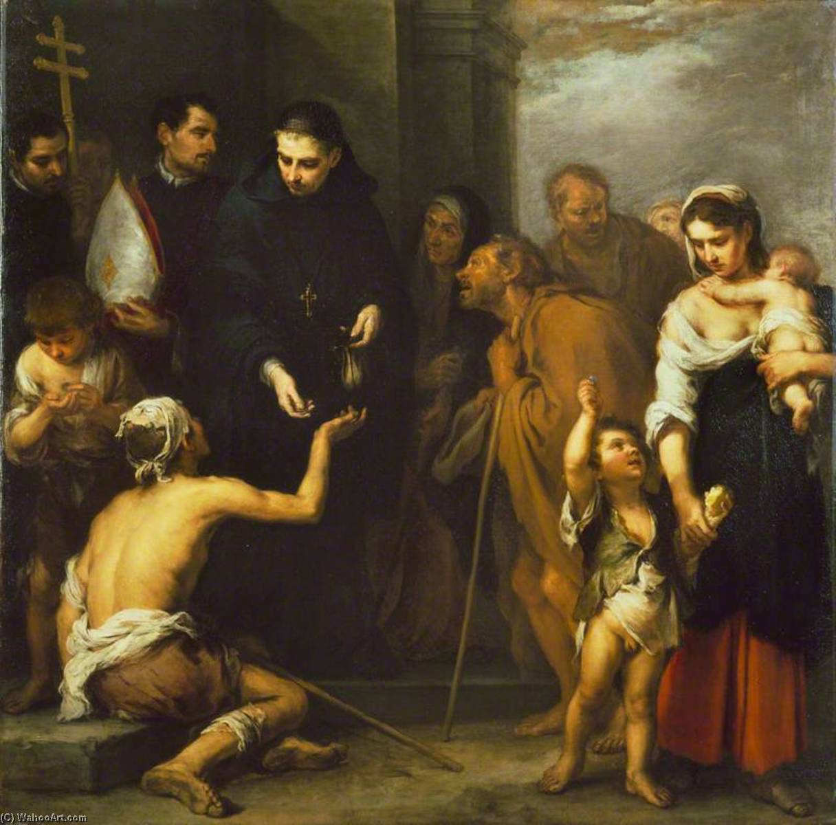 The Charity Of Saint Thomas Of Villanueva — Bartolomé Esteban Murillo