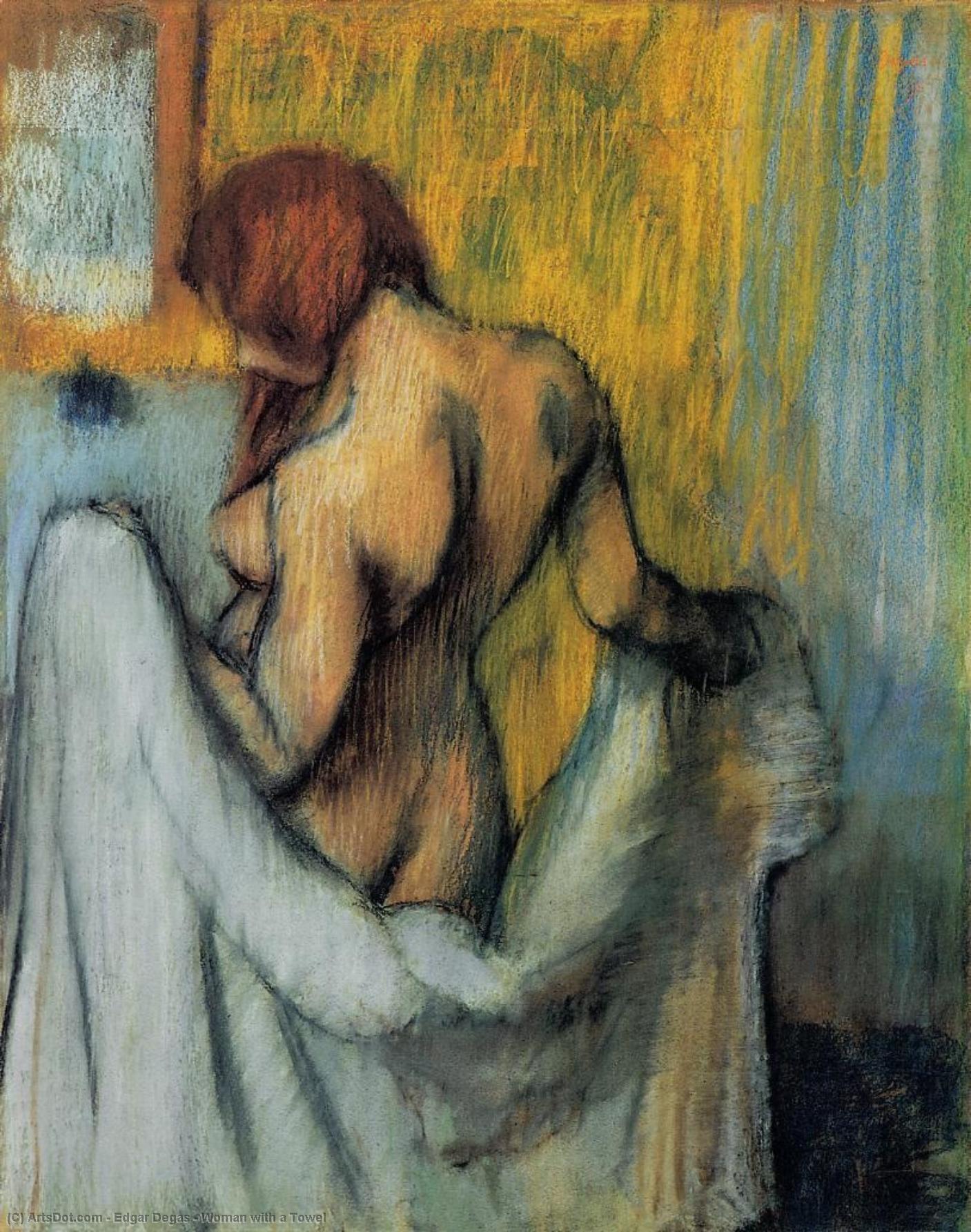Woman With A Towel — Edgar Degas