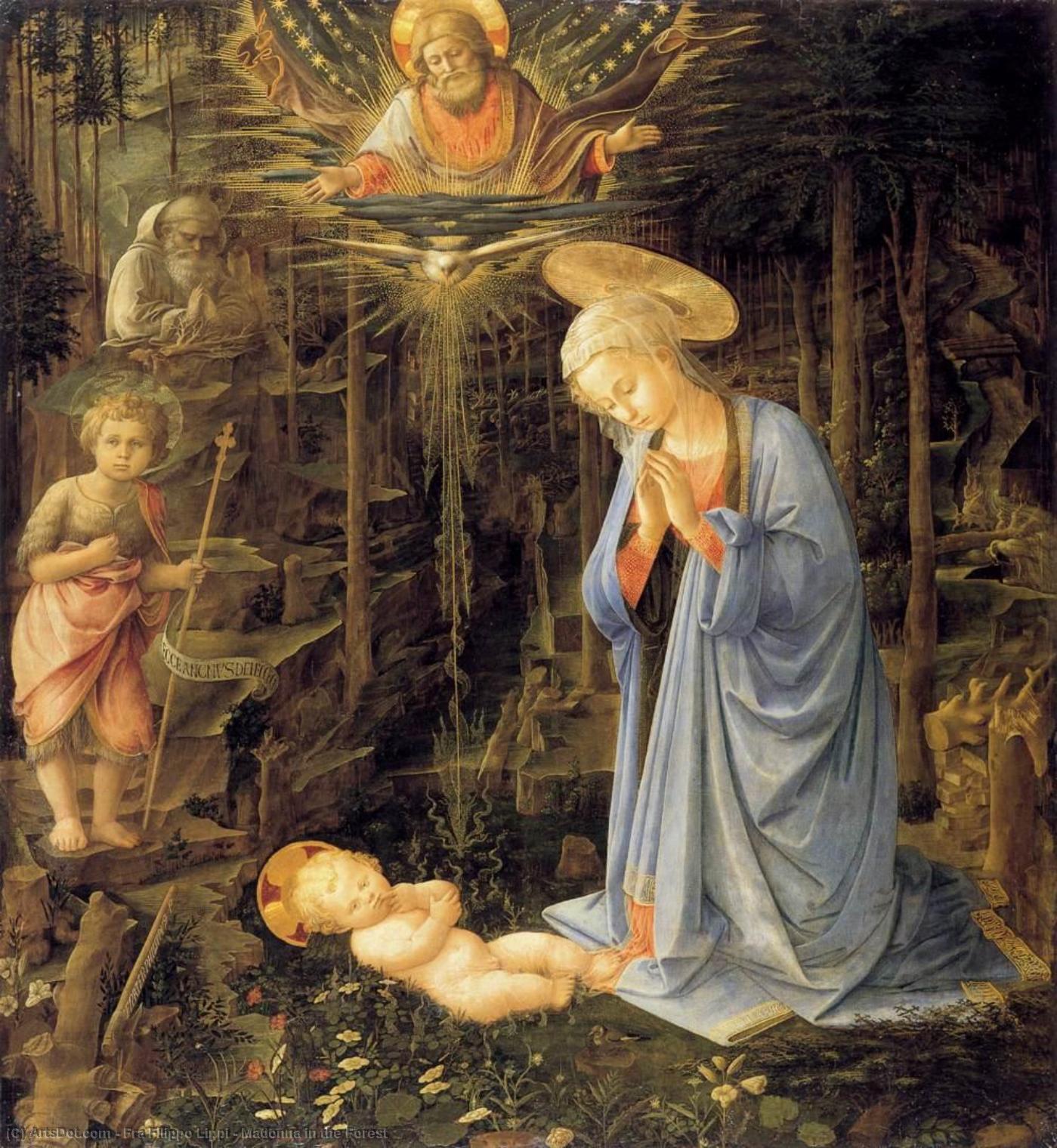 Madonna In The Forest — Filippo Di Tommaso Lippi