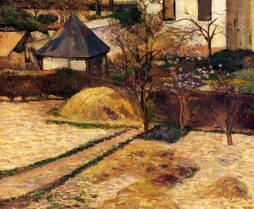 Garden View, Rouen — Eugène Henri Paul Gauguin