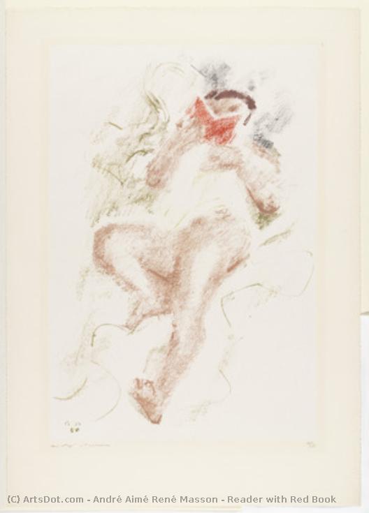 Reader With Red Book — André Masson