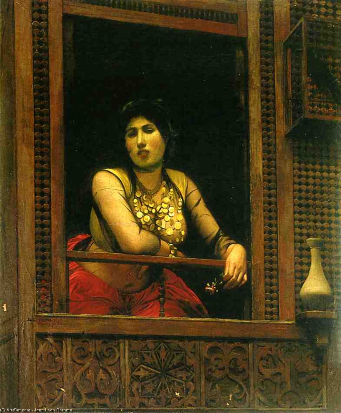 Woman At Her Window — Jean-léon Gérôme
