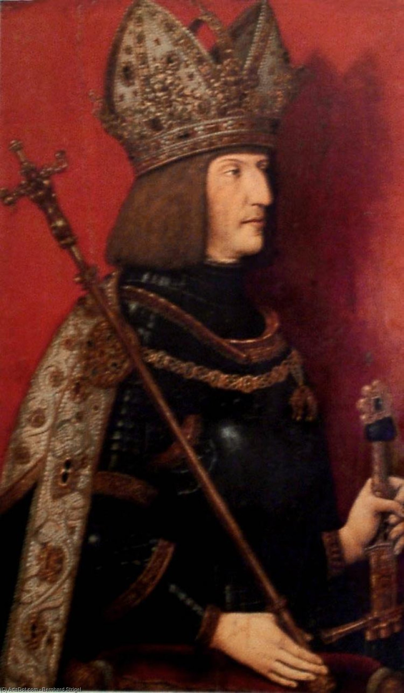 Portrait Of Maximilian I — Bernhard Strigel