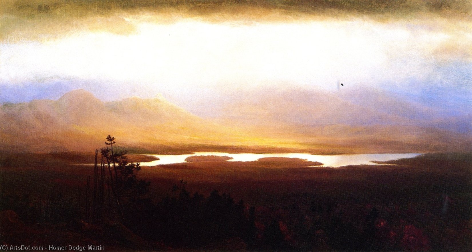 Mountain View On The Saranac — Homer Dodge Martin