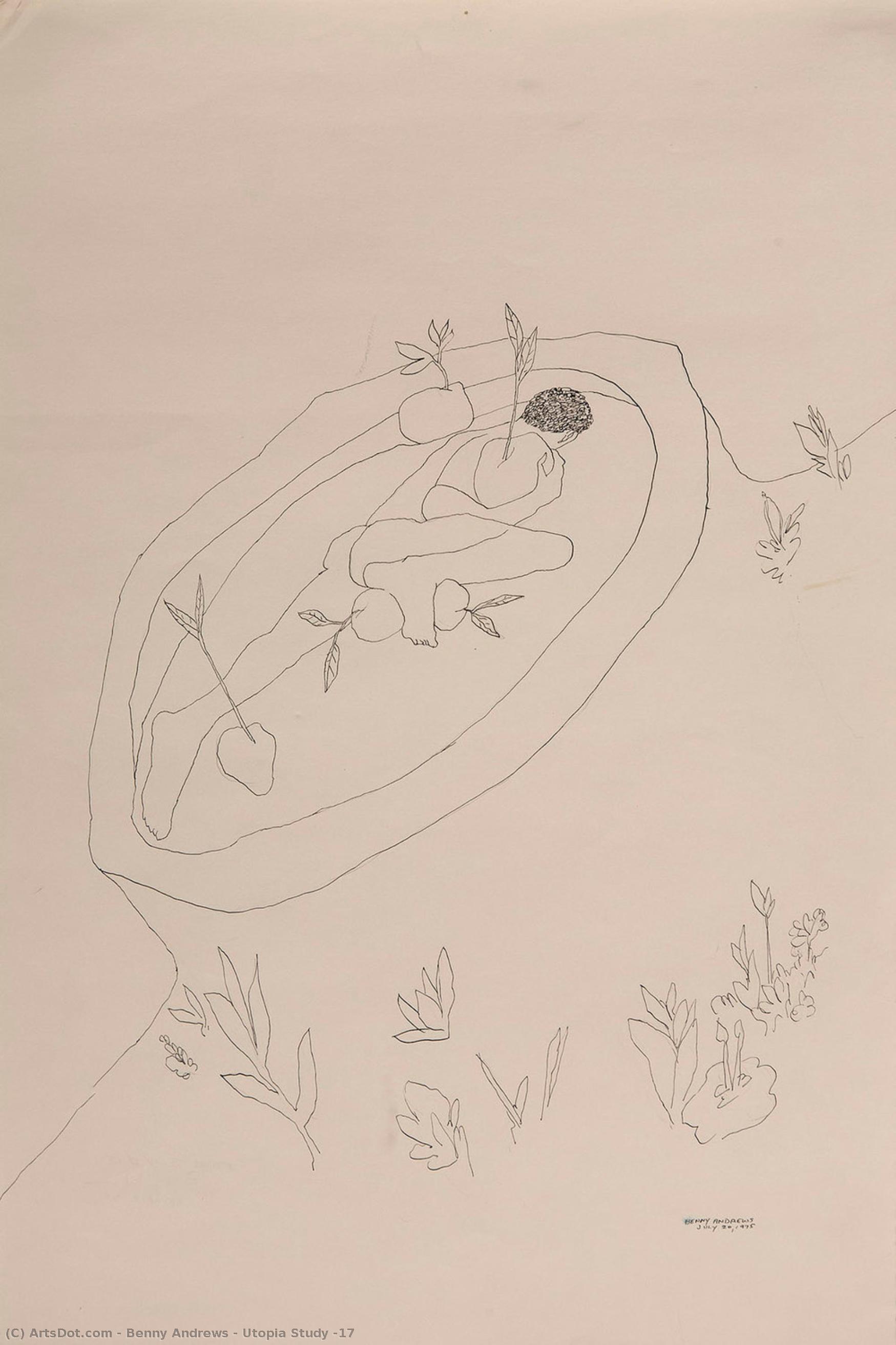 Utopia Study #17 — Benny Andrews