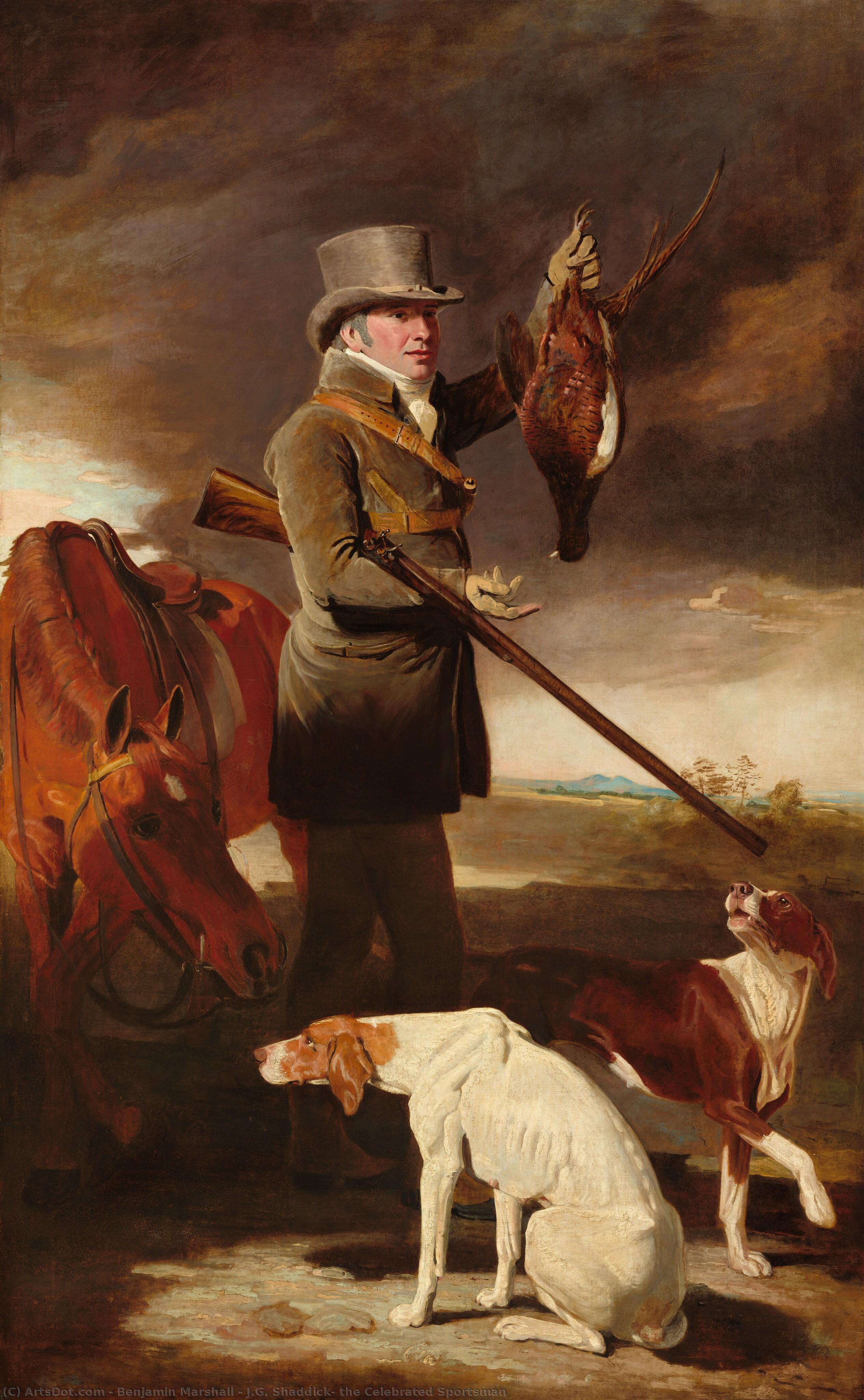 J.g. Shaddick, The Celebrated Sportsman — Benjamin Marshall