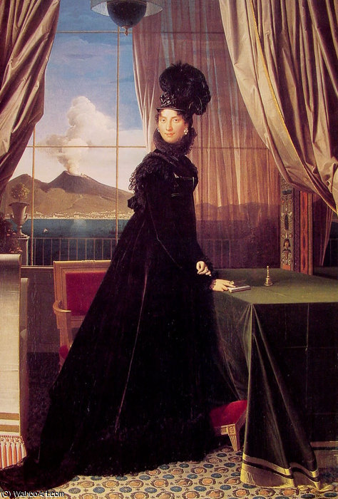 Queen Caroline Murat — Jean-auguste-dominique Ingres