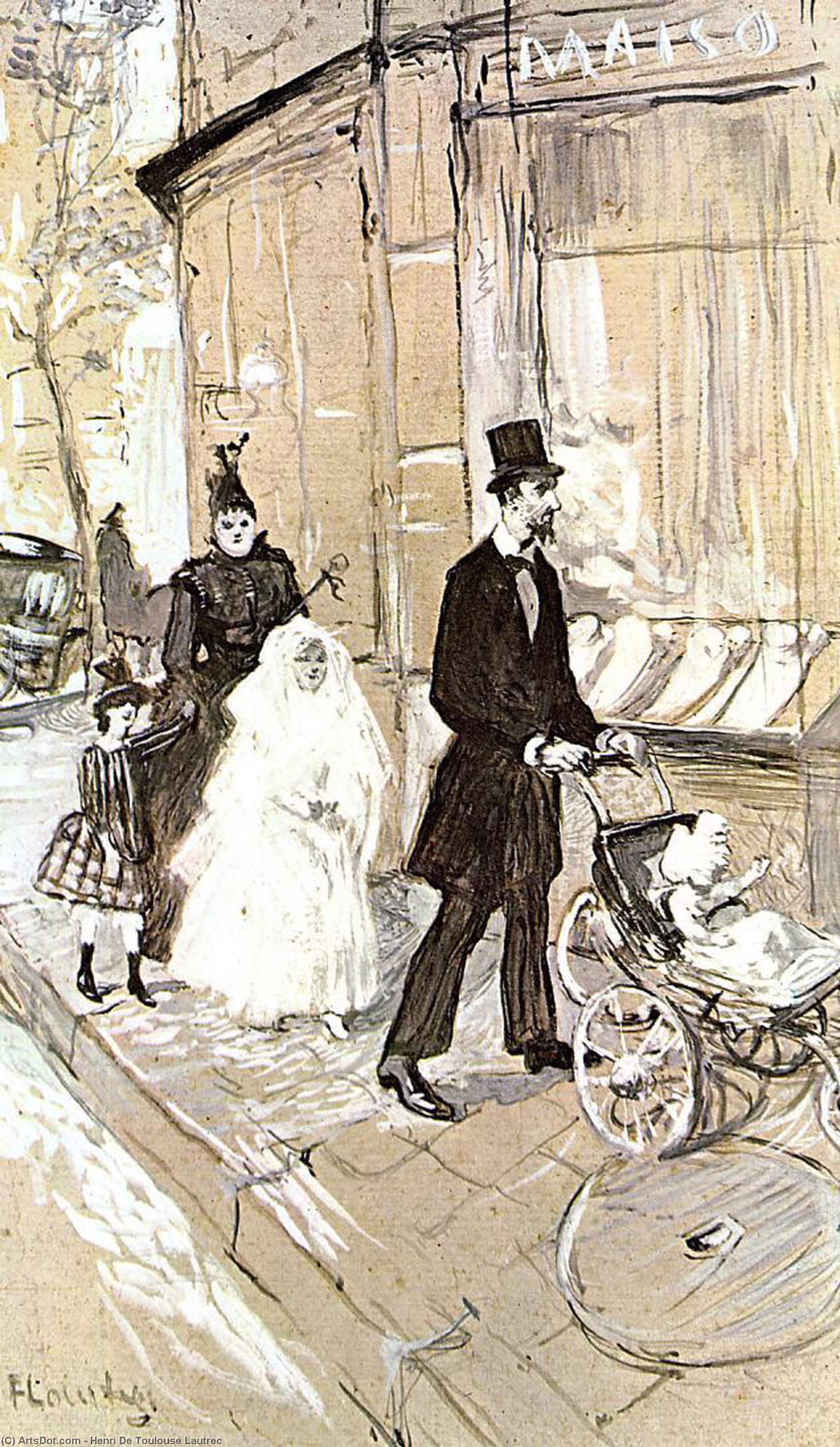 First Comunion — Henri De Toulouse-lautrec