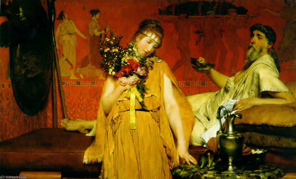 Between Hope And Fear — Lourens Alma Tadema