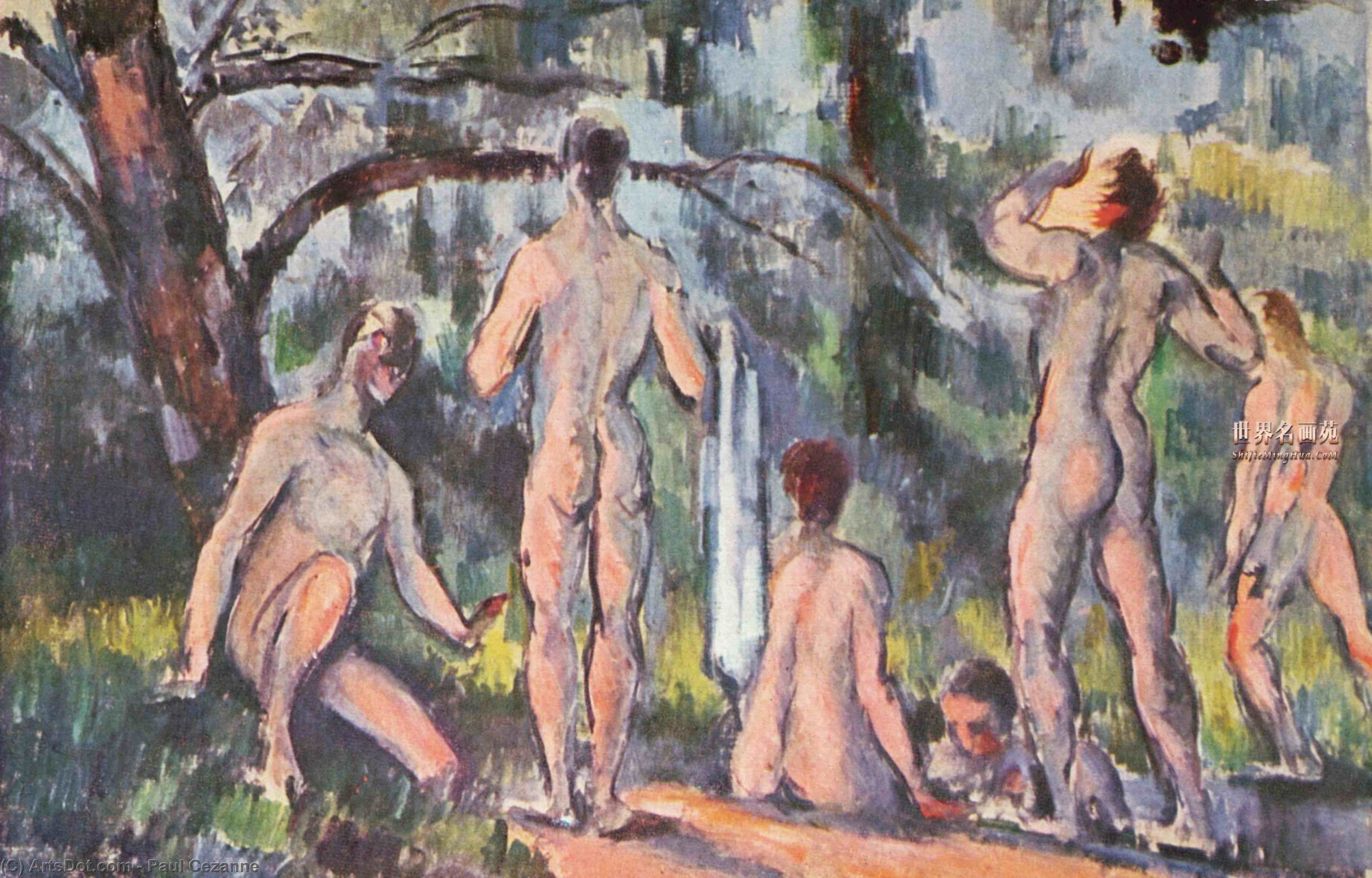 Study Of Bathers — Paul Cézanne