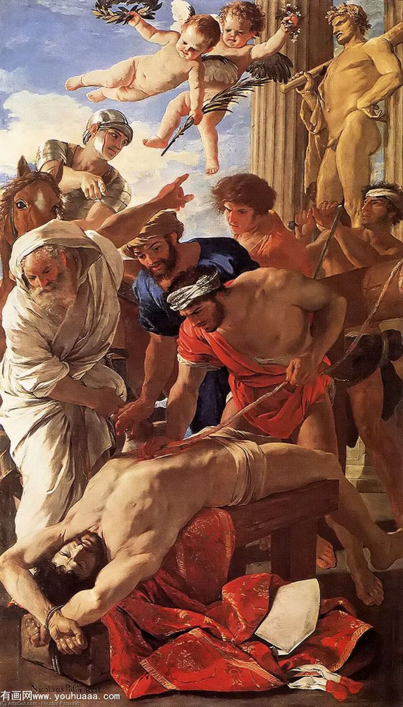 The Martyrdom Of St Erasmus — Nicolas Poussin