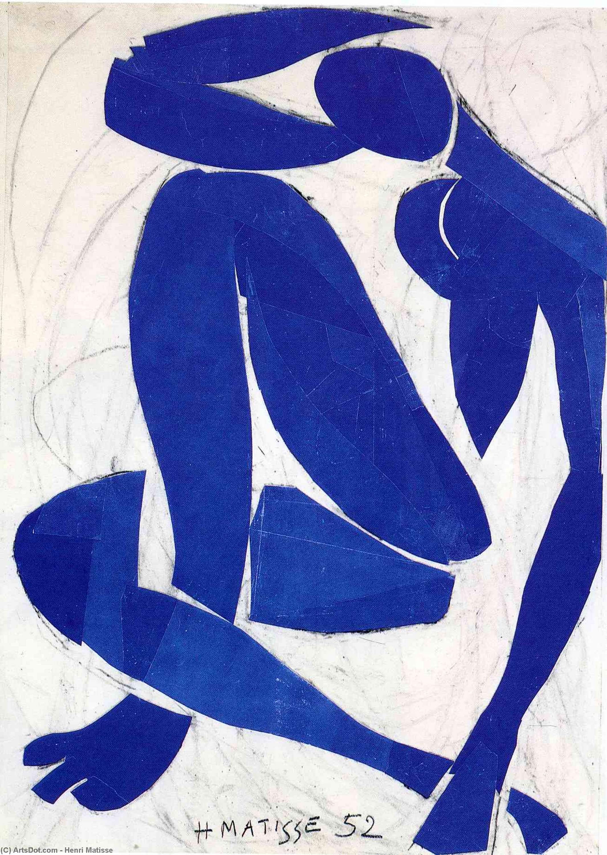 Blue Nude Iv — Henri Matisse
