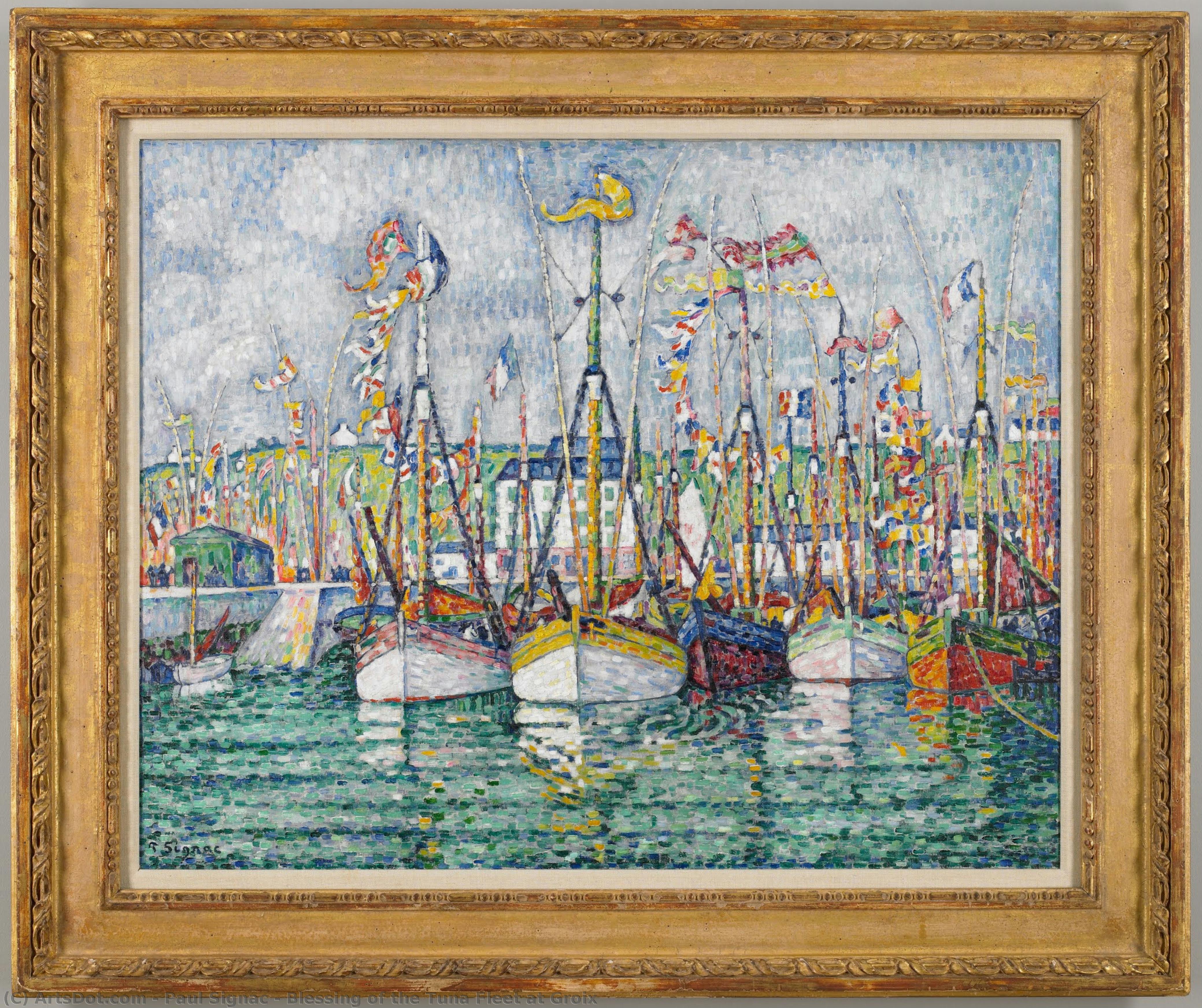 Blessing Of The Tuna Fleet At Groix — Paul Signac