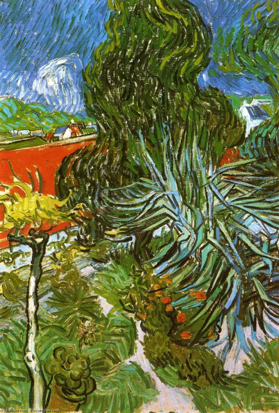 Doctor Gachet's Garden In Auvers — Vincent Willem Van Gogh