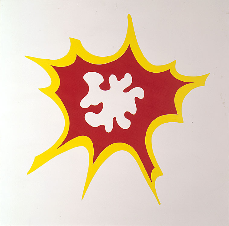 Collage For Explosion Center (for Ileana Sonnabend) — Roy Lichtenstein