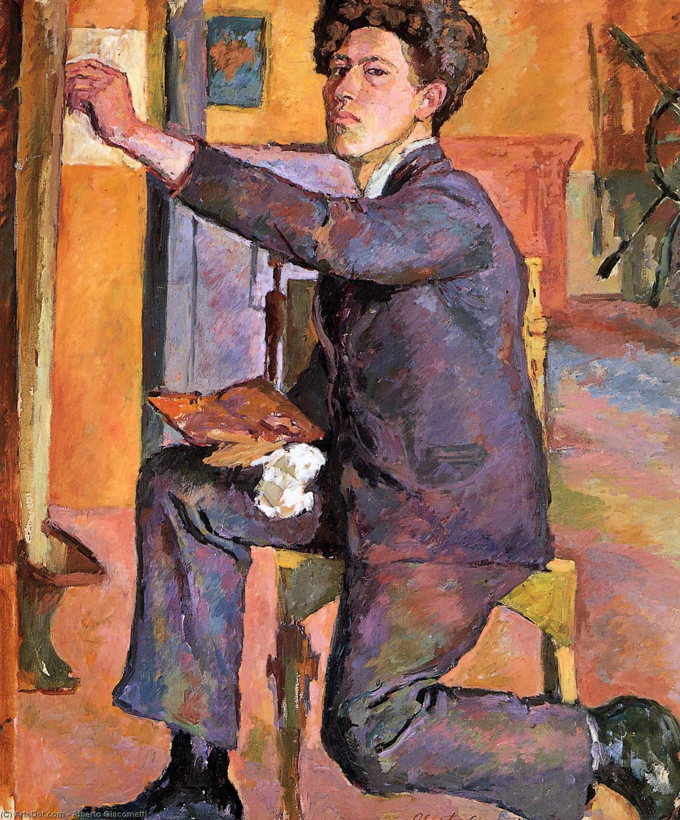 Self-portrait — Alberto Giacometti