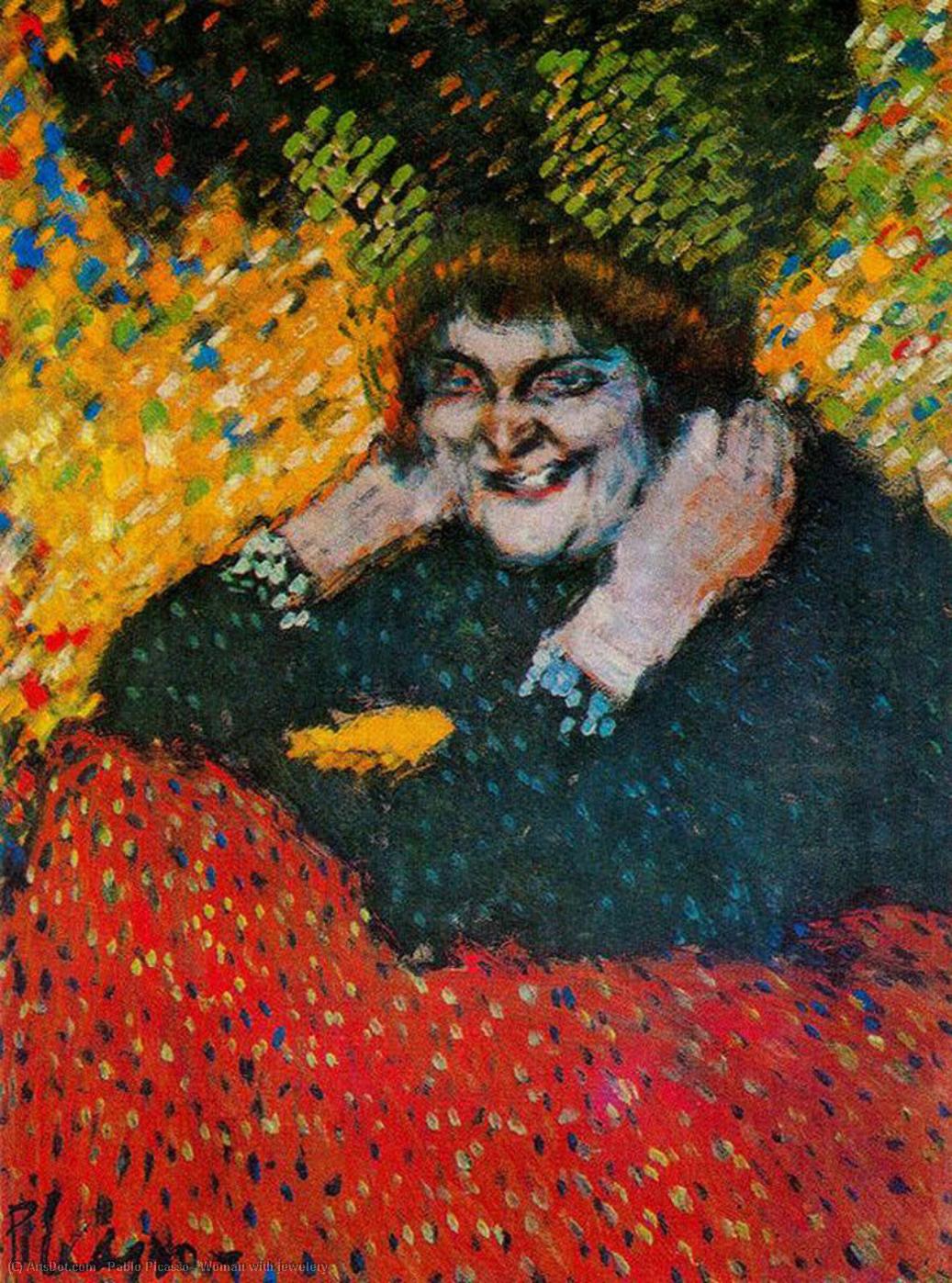Woman With Jewelery — Pablo Picasso