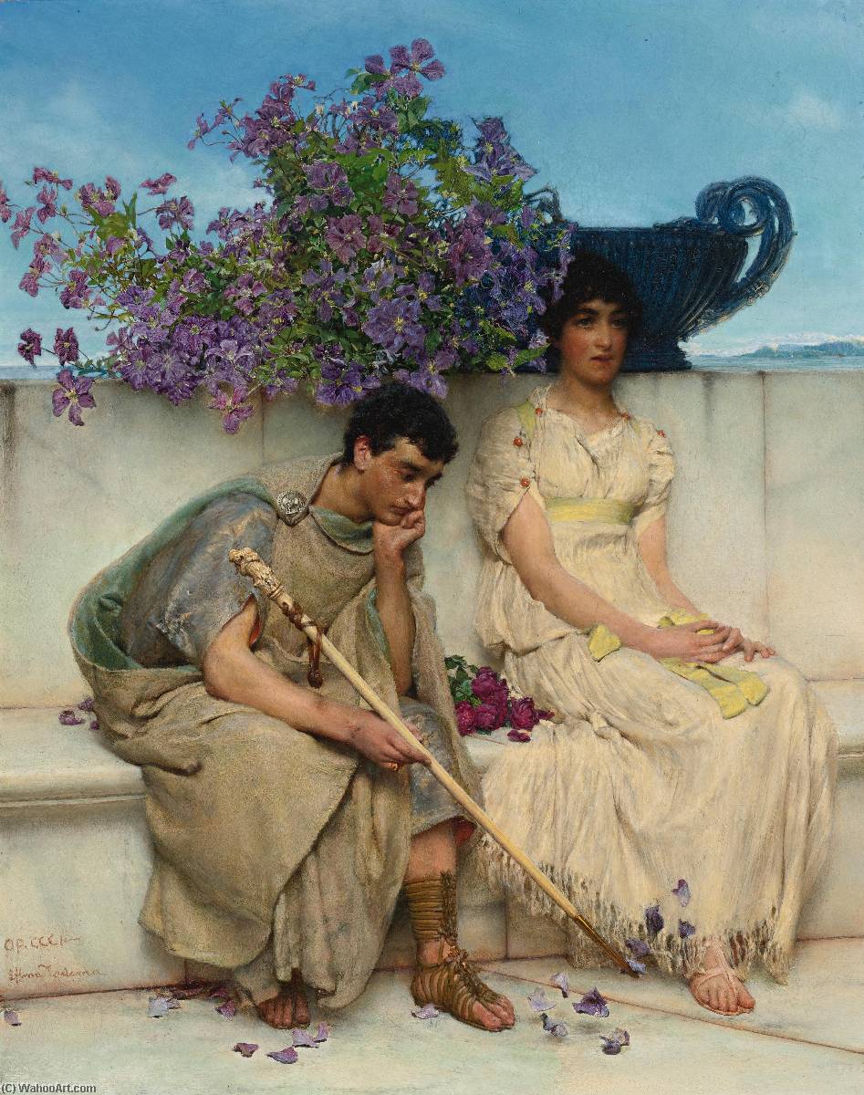 An Eloquent Silence — Lourens Alma Tadema