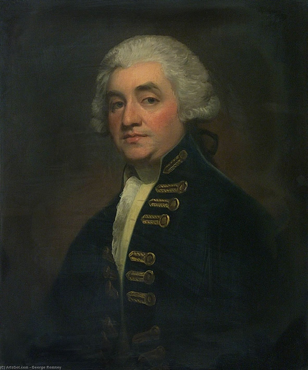 Vice-admiral Sir Joshua Rowley — George Romney