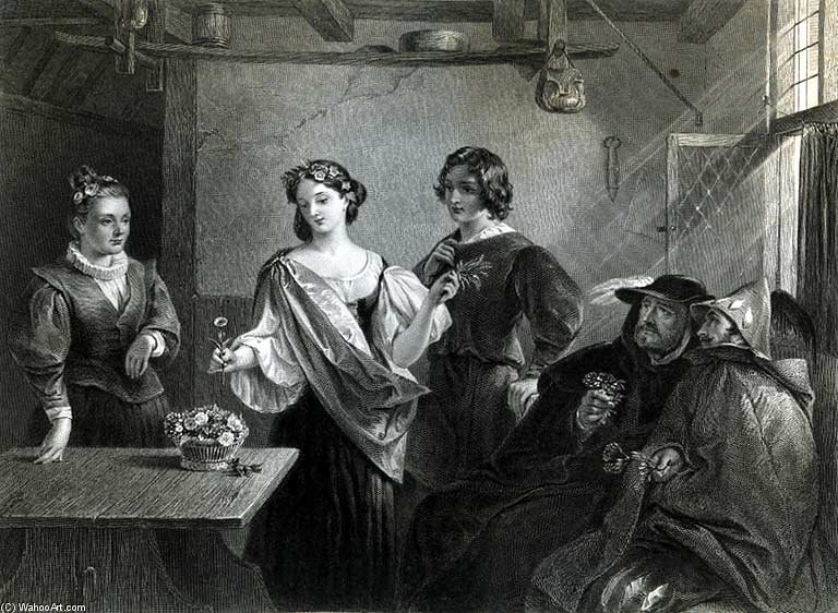 Florizel And Perdita - — Charles Robert Leslie