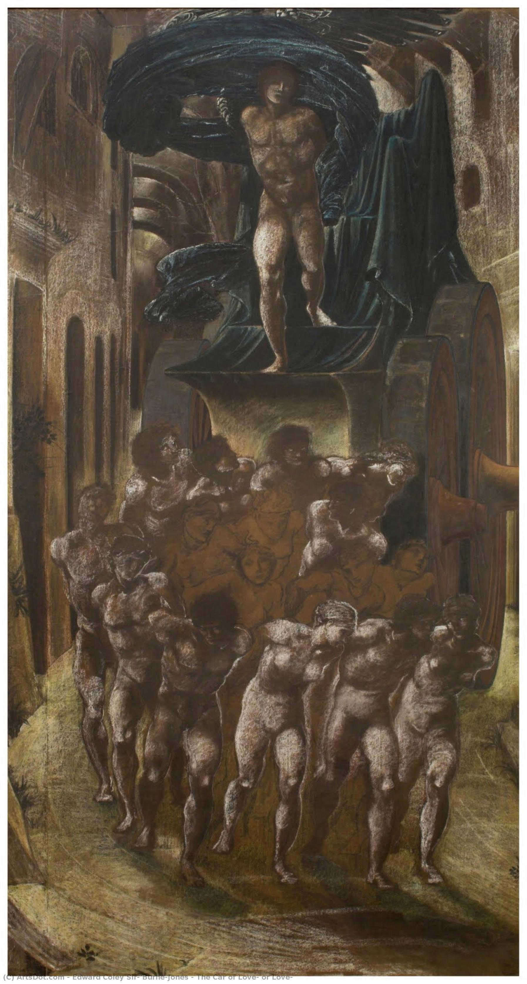 The Car Of Love, Or Love — Edward Coley Burne-jones