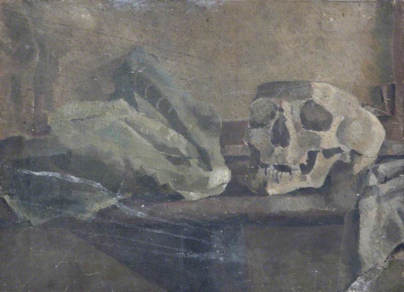 Still Life With A Sawn Off Skull — Alan Francis Clutton Brock