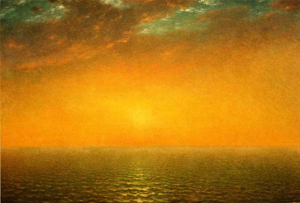 Sunset On The Sea — John Frederick Kensett