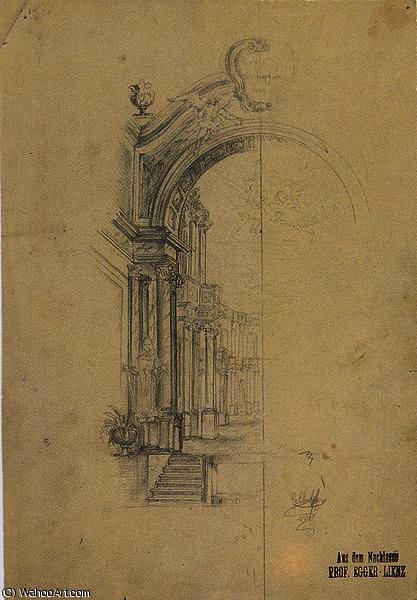 Baroque Church Interior — Albin Egger Lienz