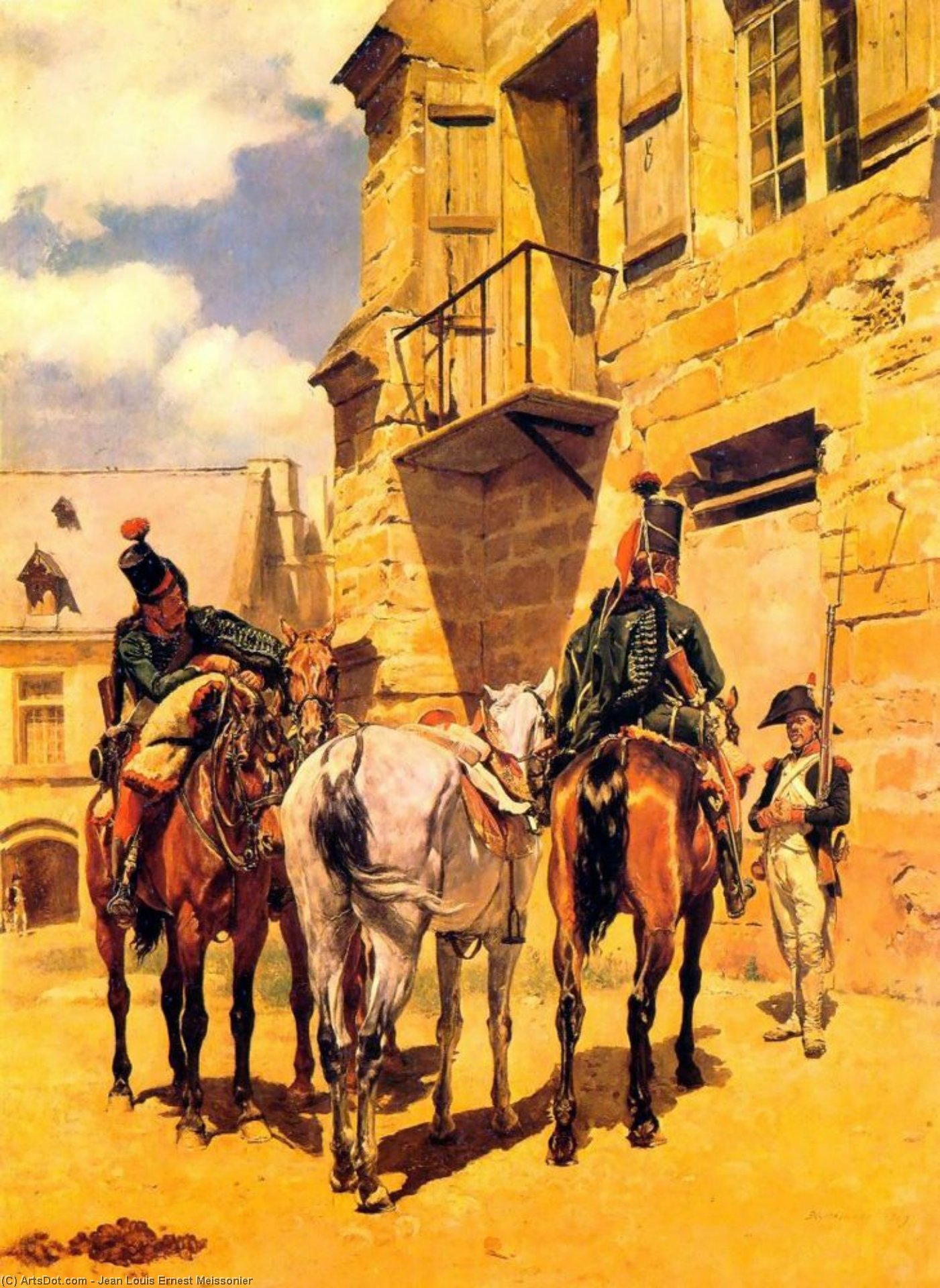 The Halt — Jean-louis Ernest Meissonier